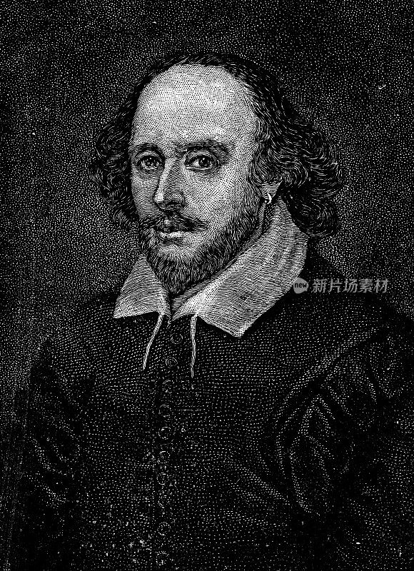 约翰・泰勒为威廉・莎士比亚画的钱多斯画像- 17世纪